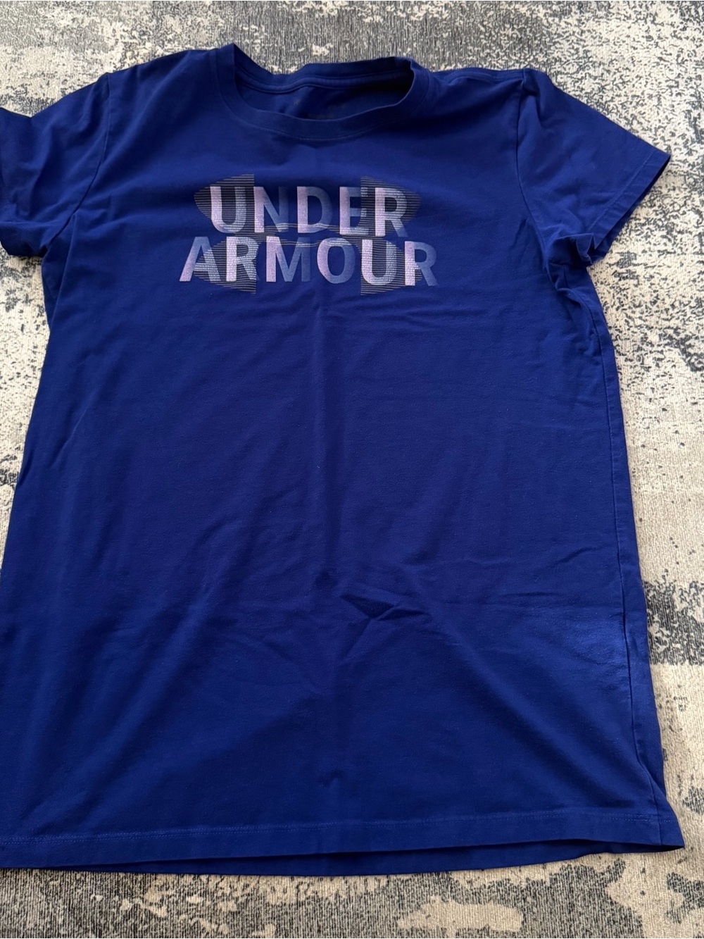 Under Armour Royal Blue Short Sleeve Logo Tee